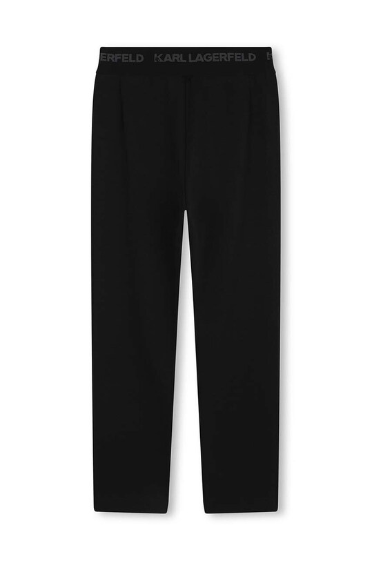Дитячі штани Karl Lagerfeld Z30264.162.174 чорний AW24