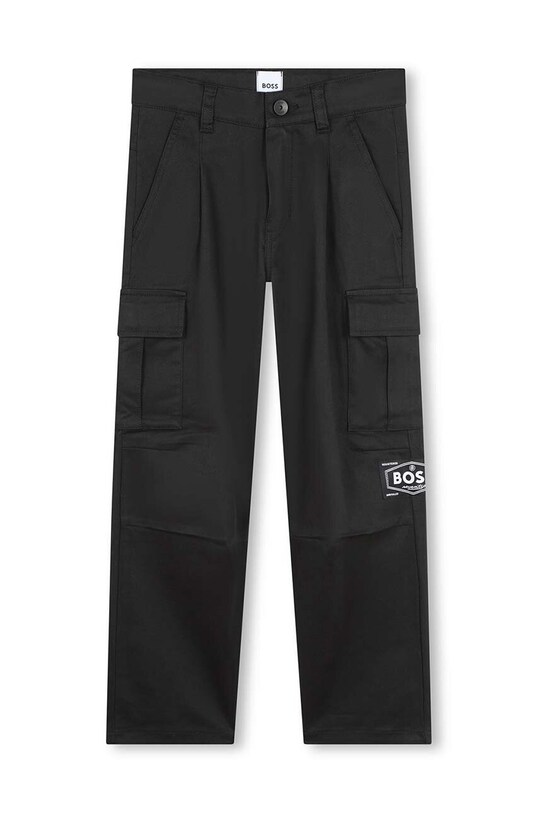 Детские брюки BOSS J51141.162.174 чёрный AW24