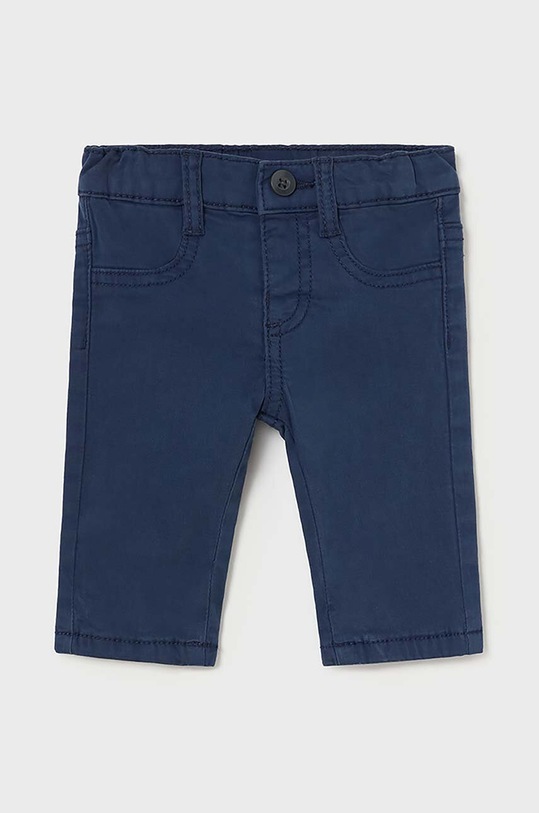 Kojenecké kalhoty Mayoral Newborn s elastanem námořnická modř 2524.1L.Newborn.9BYH