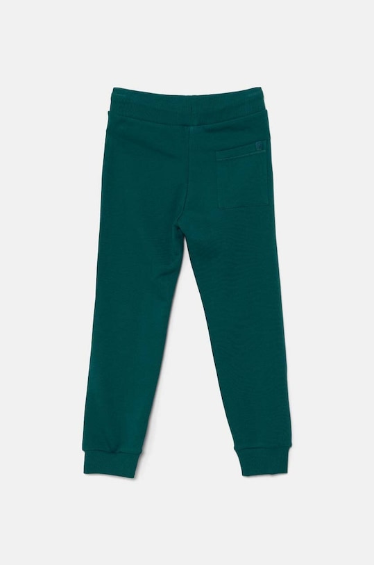 Dětské bavlněné tepláky United Colors of Benetton 3J68CF01P.B.G.Seasonal zelená AW24