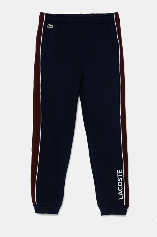 Lacoste pantaloni de trening pentru copii tricotaj bleumarin XJ2452