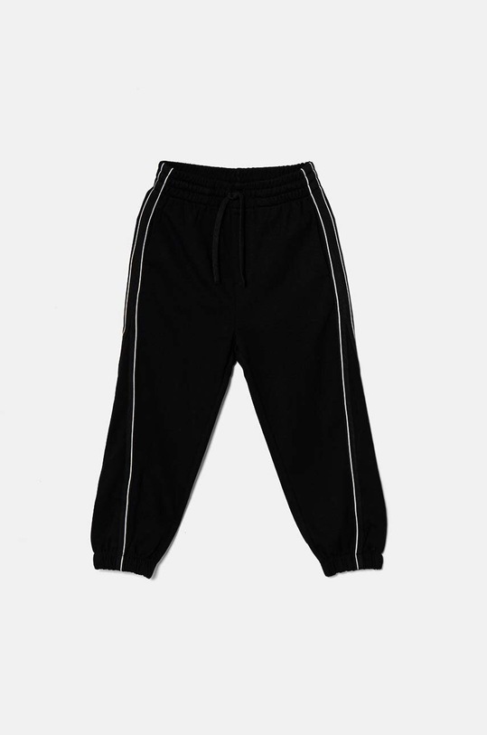 United Colors of Benetton pantaloni de trening pentru copii tricotaj negru 330SCF059.G.Seasonal