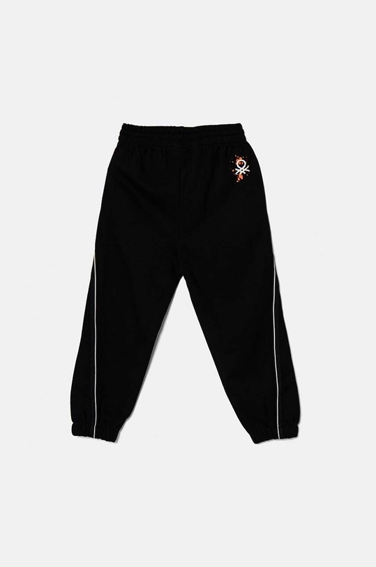 United Colors of Benetton pantaloni de trening pentru copii 330SCF059.G.Seasonal negru AW24