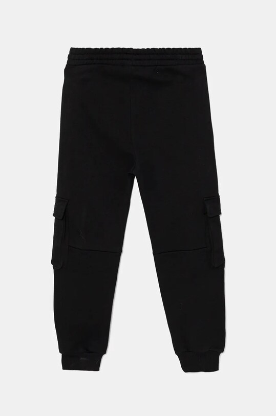 United Colors of Benetton pantaloni de trening din bumbac pentru copii 3FWYCF05C.G.Seasonal negru AW24