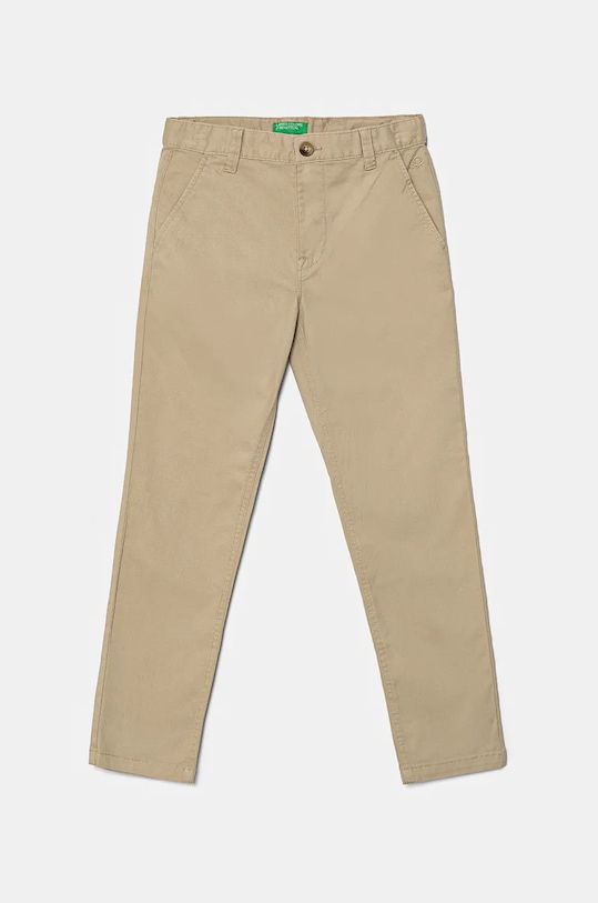 Dětské kalhoty United Colors of Benetton látka béžová 4HM6CF011.G.Seasonal