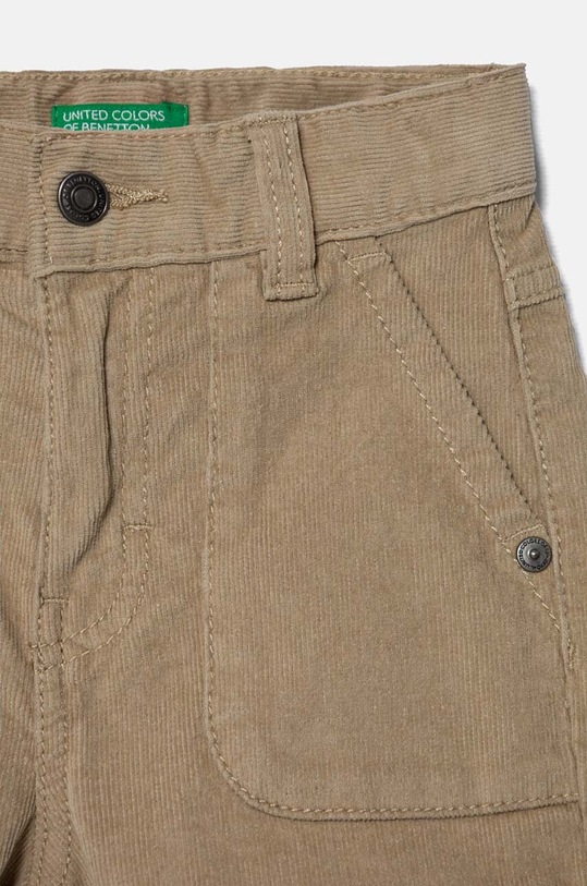 CHLAPEC Dětské manšestrové kalhoty United Colors of Benetton 4AD5GE021.P.Seasonal béžová
