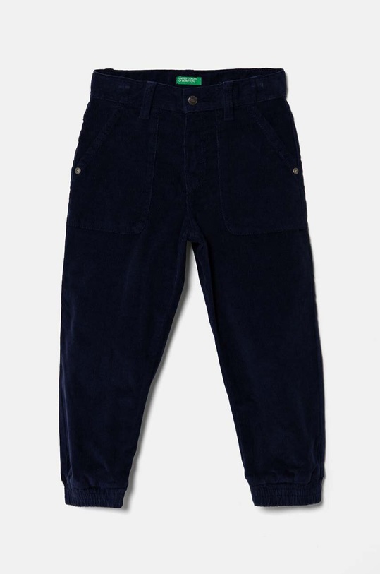 Dětské manšestrové kalhoty United Colors of Benetton látka námořnická modř 4AD5GE021.P.Seasonal