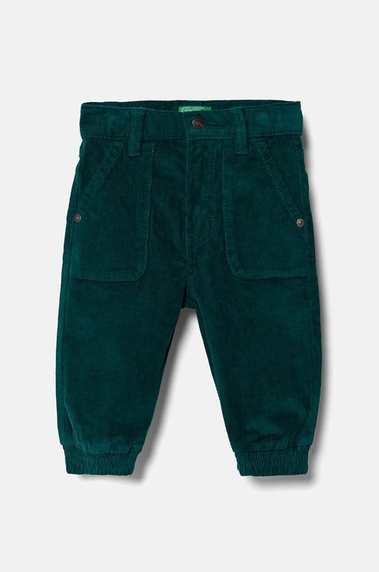 Dětské manšestrové kalhoty United Colors of Benetton látka zelená 4AD5GE021.P.Seasonal