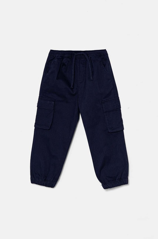 United Colors of Benetton spodnie dziecięce z elastanem granatowy 4HM6GF01Z.P.Seasonal
