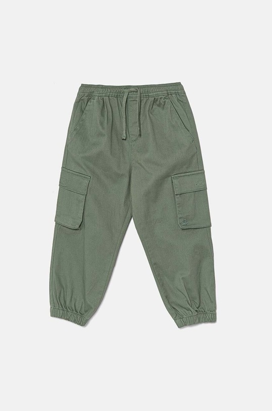 United Colors of Benetton spodnie dziecięce z elastanem zielony 4HM6GF01Z.P.Seasonal