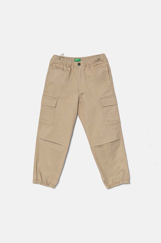 United Colors of Benetton spodnie dziecięce z elastanem beżowy 4XZXCF03O.G.Seasonal