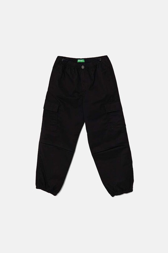 Детские брюки United Colors of Benetton с эластаном чёрный 4XZXCF03O.G.Seasonal
