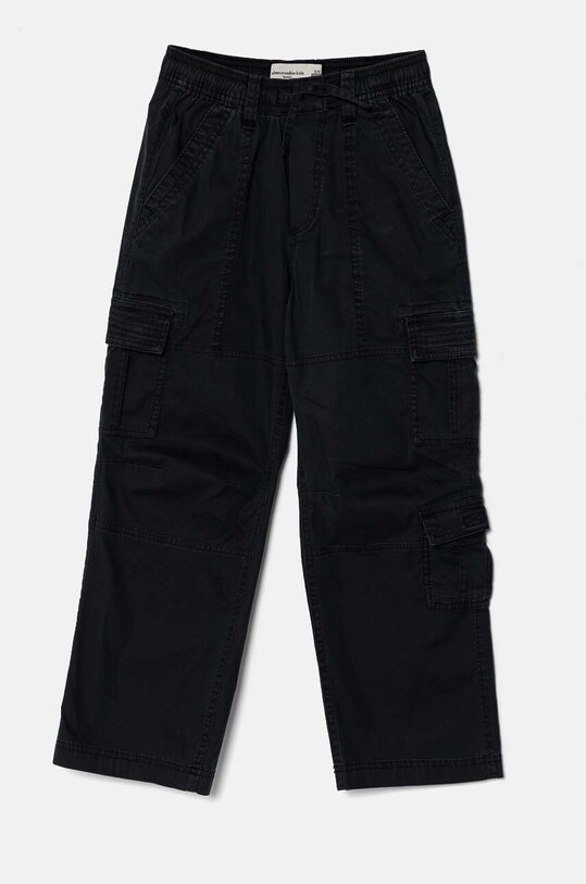 Detské nohavice Abercrombie & Fitch s elastanom tmavomodrá KI230.4013