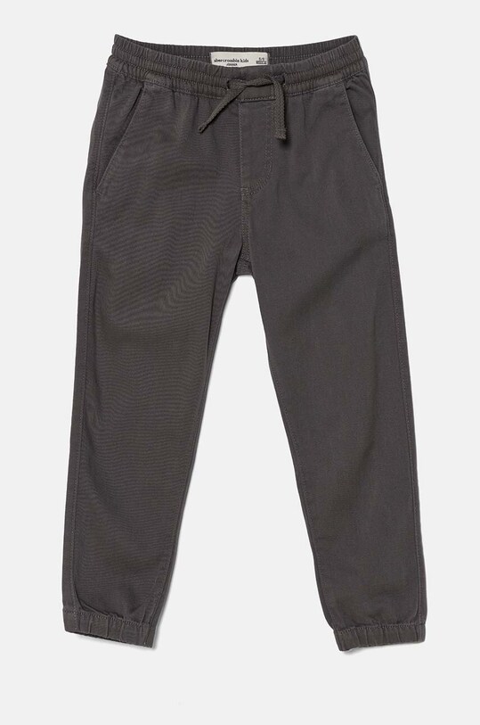 Abercrombie & Fitch spodnie dziecięce z elastanem szary KI230.4018