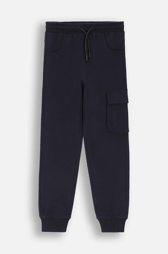 Coccodrillo spodnie dresowe bawełniane dziecięce bawełna granatowy ZC4120103VBA