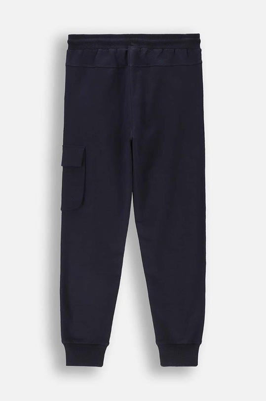 Coccodrillo spodnie dresowe bawełniane dziecięce ZC4120103VBA granatowy AW24