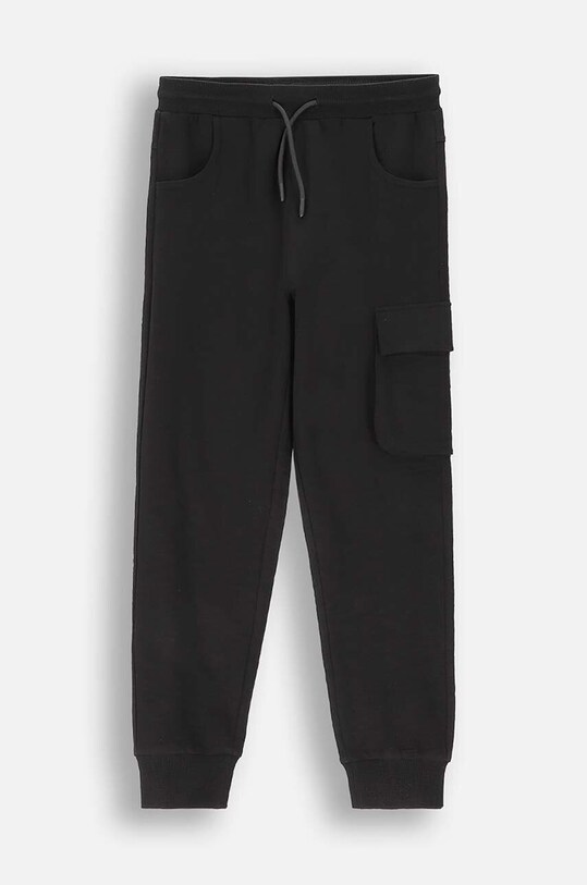 Coccodrillo pantaloni de trening din bumbac pentru copii bumbac negru ZC4120103VBA