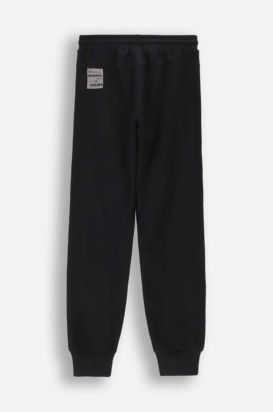 Dječaci Dječji pamučni donji dio trenirke Coccodrillo ZC4120104VBA crna