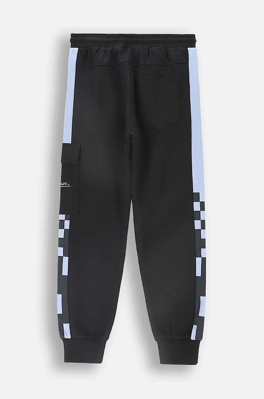 Coccodrillo pantaloni de trening din bumbac pentru copii ZC4120102WBJ negru AW24