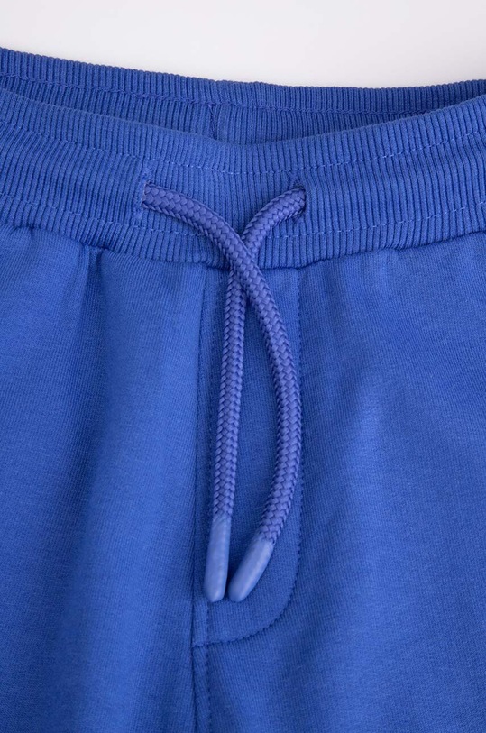 Coccodrillo pantaloni de trening din bumbac pentru copii albastru ZC4120201DBK