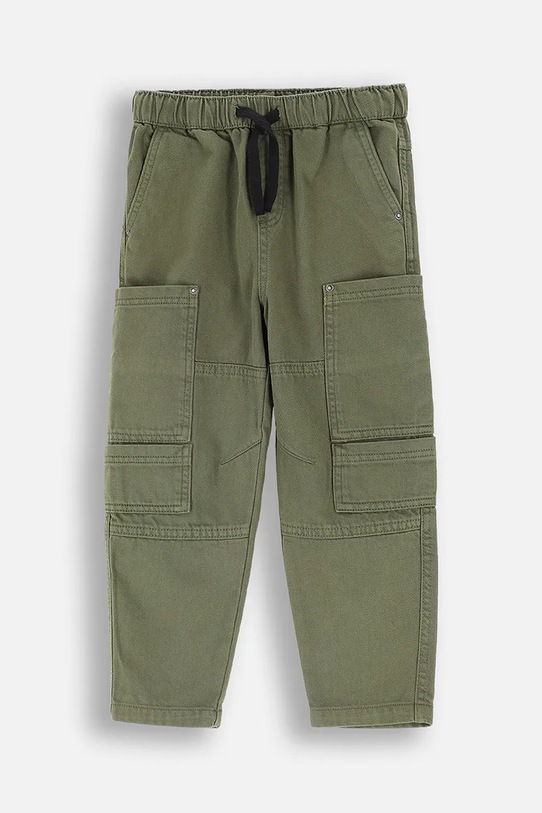 Coccodrillo spodnie dziecięce ZC4119101GBK zielony AW24