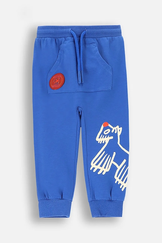 Detské tepláky Coccodrillo s elastanom modrá ZC4120102BBN