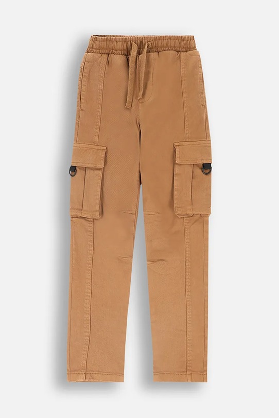 Coccodrillo pantaloni copii tricotaj maro ZC4119101FBJ