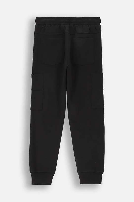 Coccodrillo pantaloni de trening pentru copii ZC4120202FBJ negru AW24