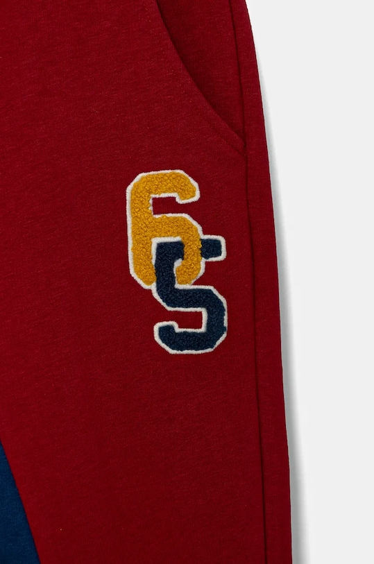 Băieți United Colors of Benetton pantaloni de trening pentru copii 32N4GF03X.P.Seasonal burgundia