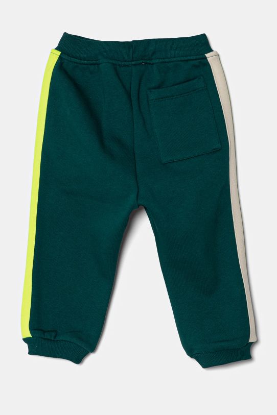 United Colors of Benetton pantaloni de trening pentru copii 3J73GF04G.P.Seasonal verde AW24