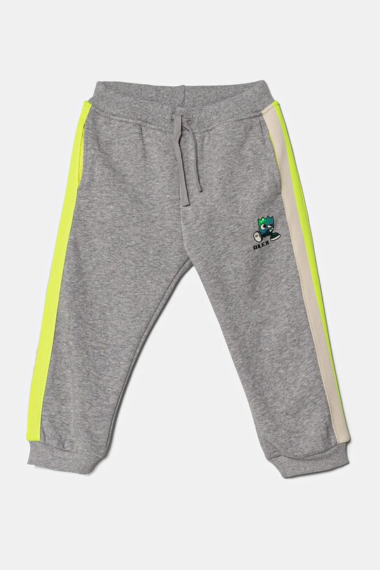 Detské tepláky United Colors of Benetton pletenina sivá 3J73GF04G.P.Seasonal