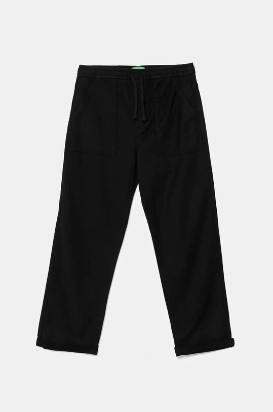 United Colors of Benetton pantaloni copii panza negru 47K0CF03T.G.Seasonal