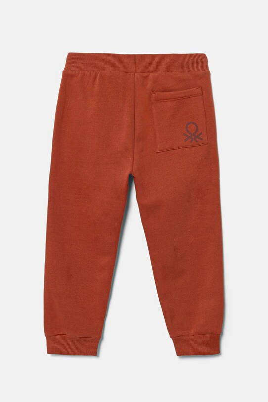 Дитячі спортивні штани United Colors of Benetton 3EB5GF04A.P.Seasonal помаранчевий AW24
