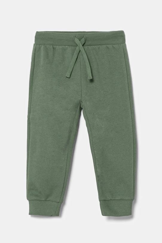 United Colors of Benetton pantaloni de trening pentru copii tricotaj verde 3EB5GF04A.P.Seasonal