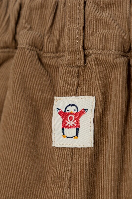 CHLAPEC Dětské bavlněné kalhotky United Colors of Benetton 4O5GAF01B.B.W.Seasonal hnědá