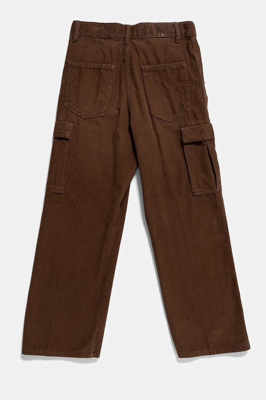 Детские хлопковые брюки United Colors of Benetton 480WCF03W.G.Seasonal коричневый AW24