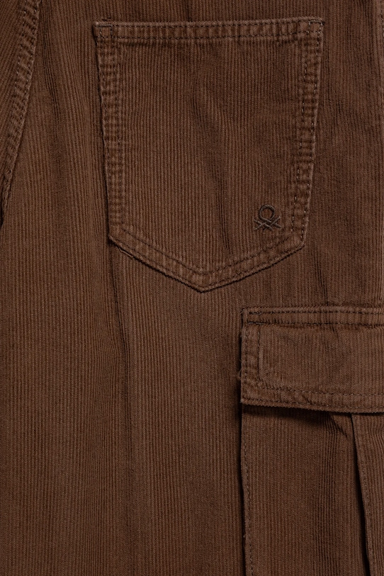Мальчик Детские хлопковые брюки United Colors of Benetton 480WCF03W.G.Seasonal коричневый