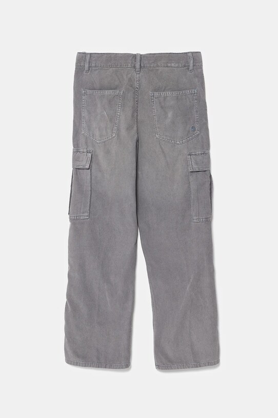 United Colors of Benetton pantaloni de bumbac pentru copii 480WCF03W.G.Seasonal gri AW24
