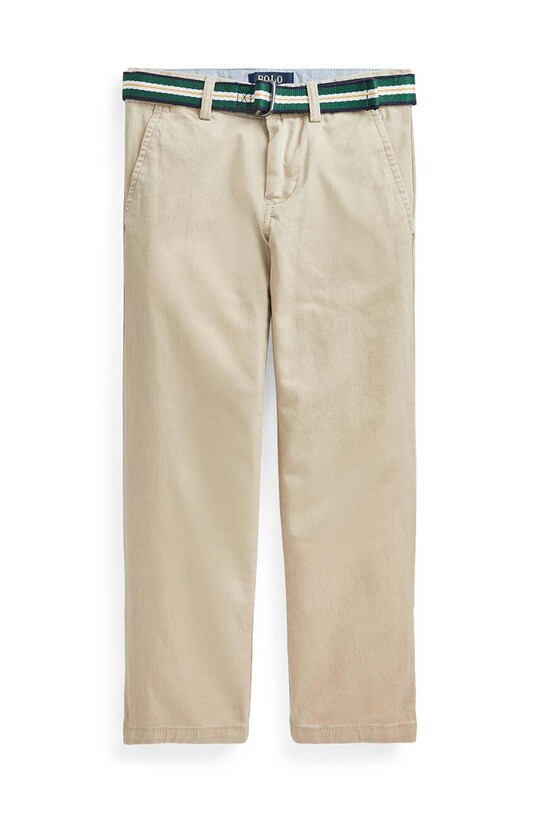 Polo Ralph Lauren spodnie dziecięce z elastanem beżowy 322855394002