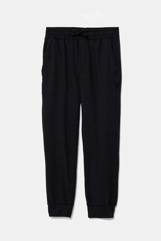 Abercrombie & Fitch pantaloni de trening pentru copii tricotaj negru KI234.4055