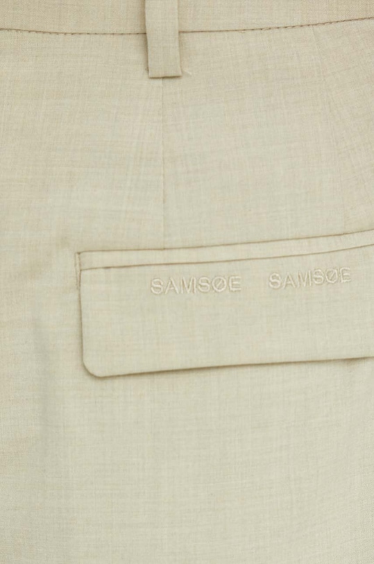 Штани Samsoe Samsoe SALUZY зелений F24200070