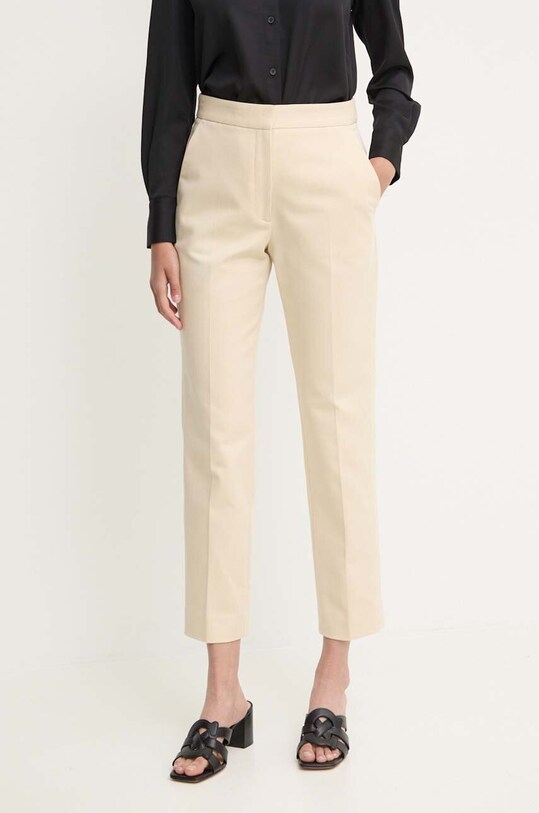 Calvin Klein pantaloni drept bej K20K206885