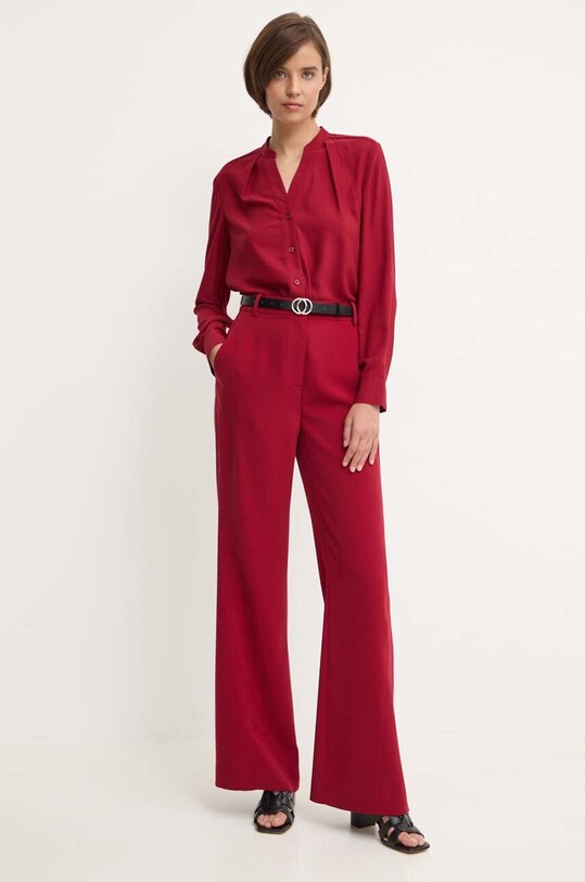 Штани Calvin Klein K20K207155 бордо AW24