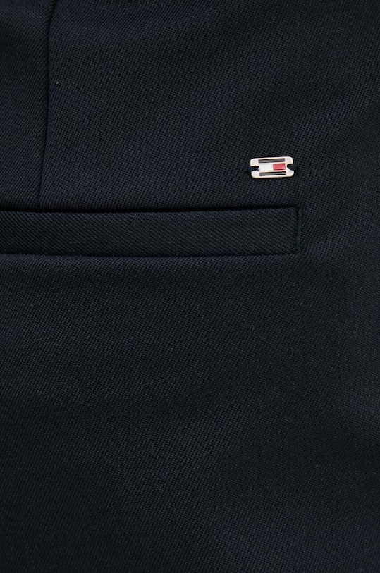 Tommy Hilfiger pantaloni din lana bleumarin WW0WW42229