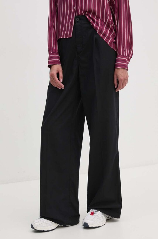 Calvin Klein Jeans pantaloni chinos negru J20J223585