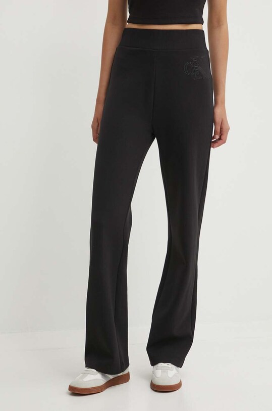 Calvin Klein Jeans spodnie dresowe dzianina czarny J20J223588