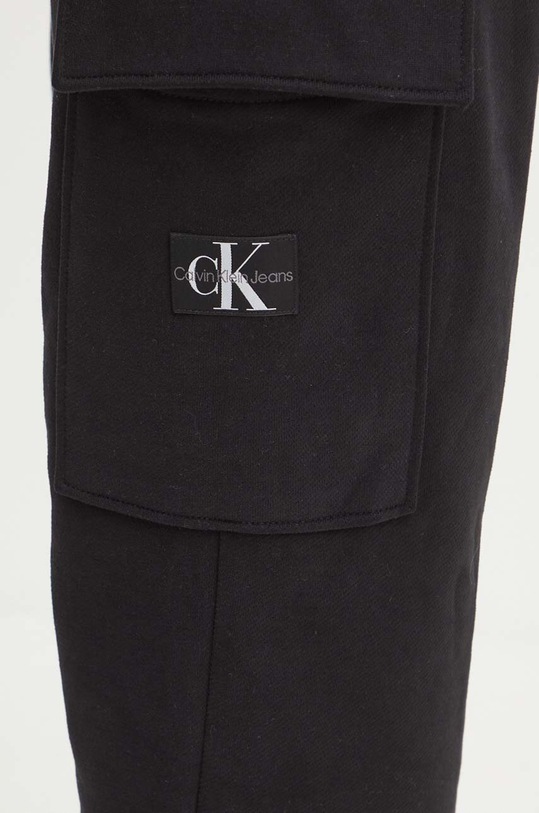 Calvin Klein Jeans spodnie dresowe bawełniane czarny J20J223589