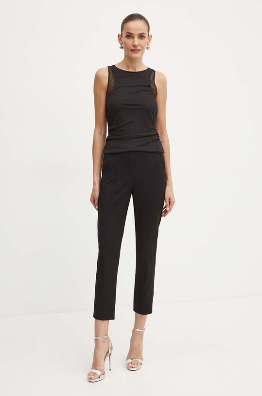 Patrizia Pepe pantaloni 8P0614.A106 negru AW24