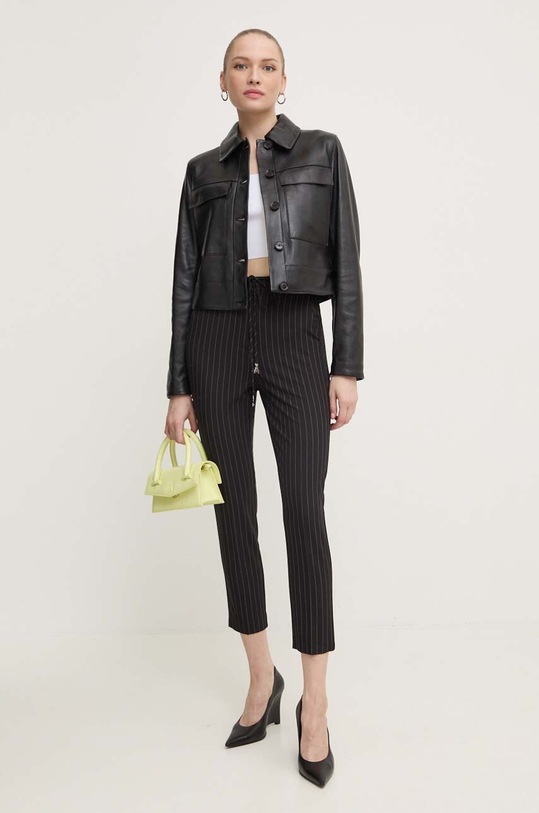 Kalhoty Patrizia Pepe 8P0614.A457 černá AW24