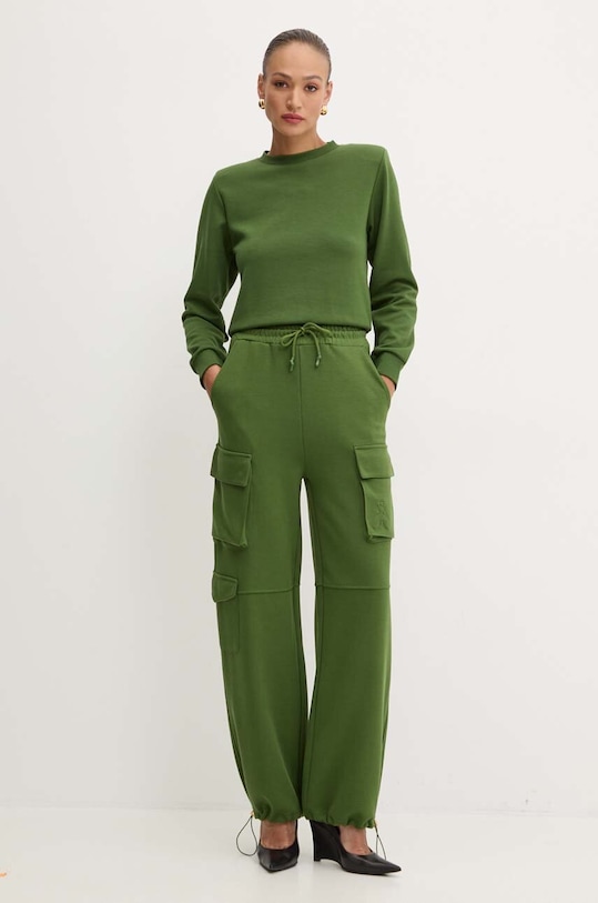 Tepláky Patrizia Pepe 8P0617.J219 zelená AW24